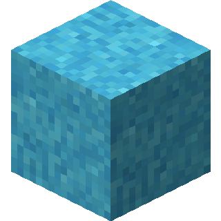 Light Blue Concrete Powder in Minecraft