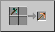 How to craft crafting pickaxe in Minecraft