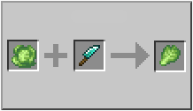 How to craft cabbage leaf in Minecraft