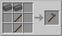 How to craft steal hoe in Minecraft