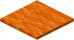 Оранжевый ковёр в Майнкрафте