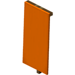Оранжевый флаг в Майнкрафте
