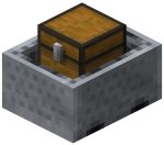 Minecart with Chest in Minecraft