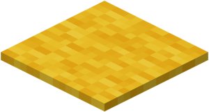 Жёлтый ковёр в Майнкрафте