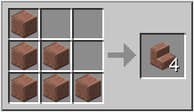 How to craft polished granite stairs in Minecraft