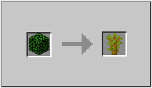 How to craft acacia sapling in Minecraft