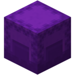 Фиолетовый шалкеровый ящик в Майнкрафте