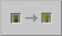 How to craft acacia sapling in Minecraft