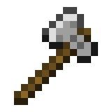 Hardened iron axe in Minecraft