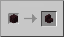 How to craft nether brick stairs in Minecraft