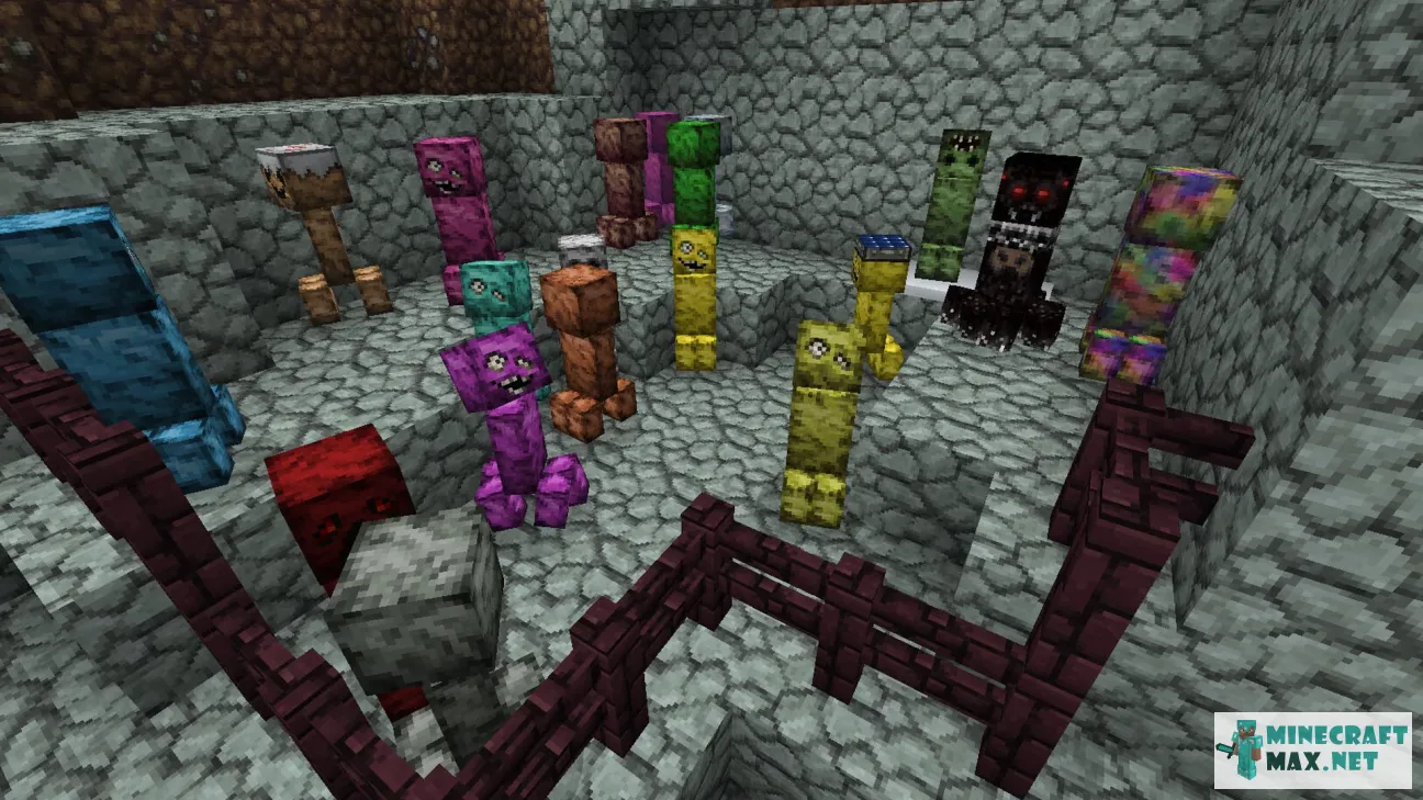 Minecraft but there are a custom Creepers | Download mod for Minecraft: 1