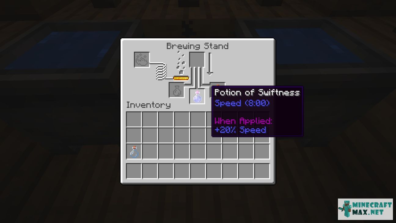 Potion of Swiftness (long) in Minecraft | Screenshot 1