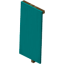 Бирюзовый флаг в Майнкрафт