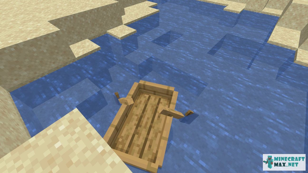 Oak Boat in Minecraft | Screenshot 1