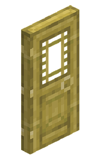 Bamboo Door in Minecraft