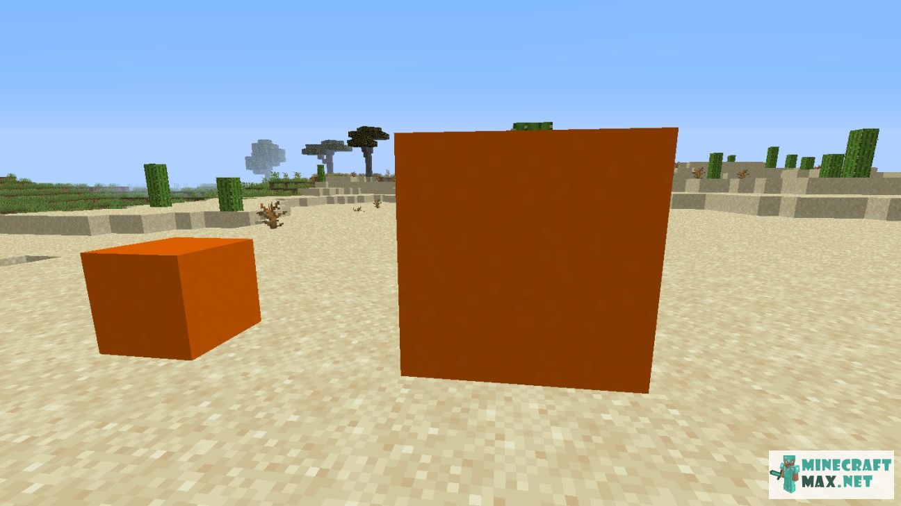 Orange Concrete in Minecraft | Screenshot 1