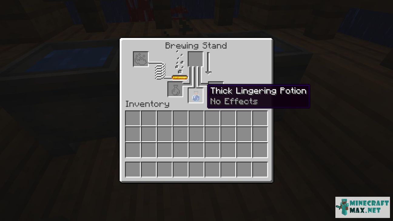 Thick Lingering Potion in Minecraft | Screenshot 1
