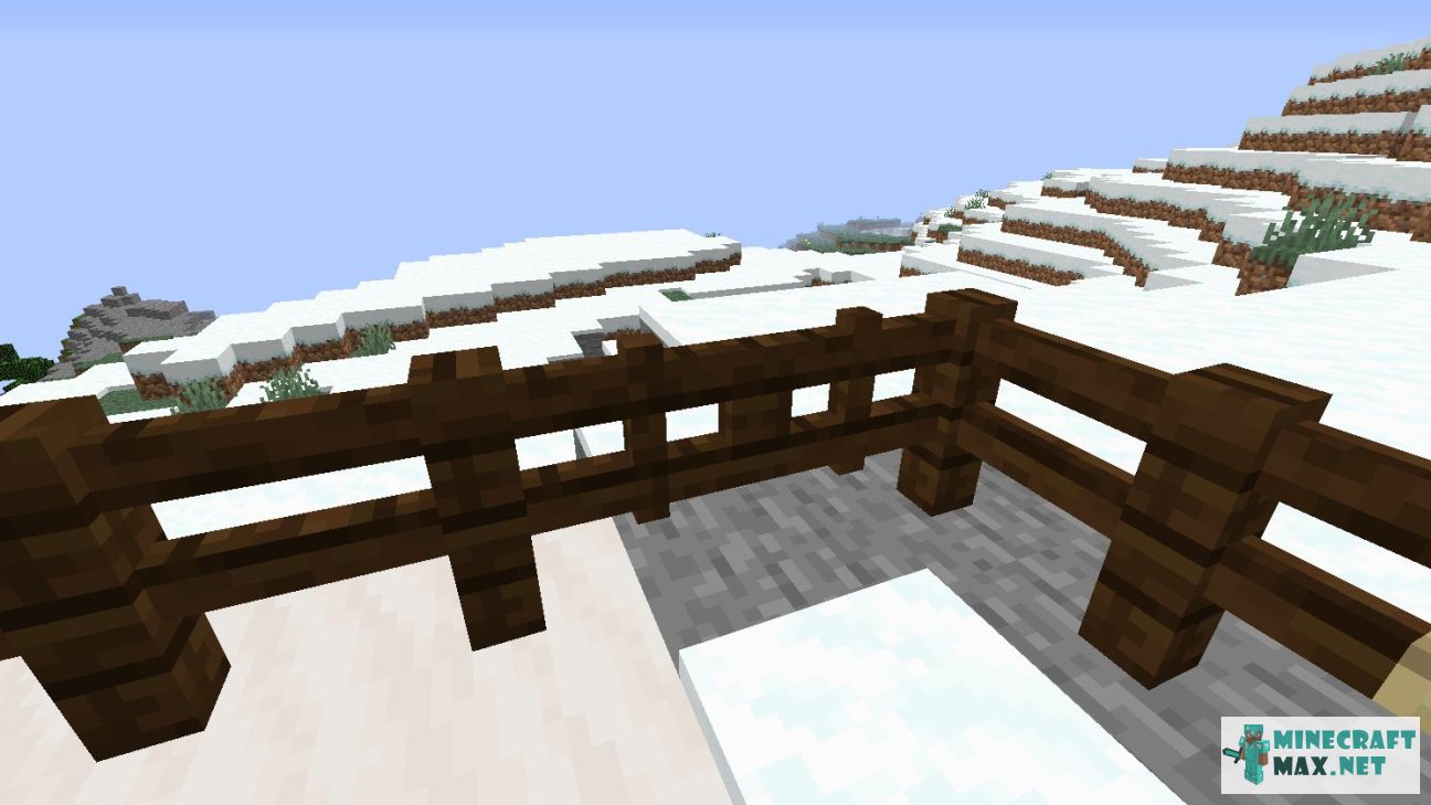 Dark Oak Fence Gate in Minecraft | Screenshot 2