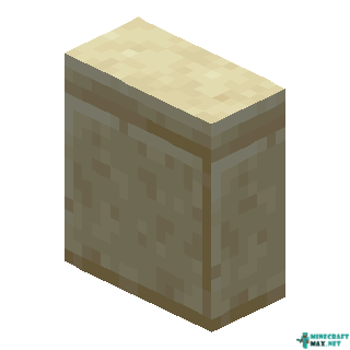 Vertical Cut Sandstone Slab in Minecraft